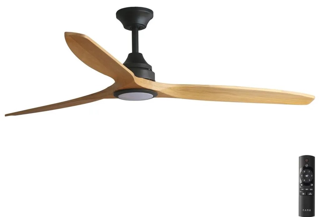 FARO Barcelona FARO 33719DC - LED Stmievateľný ventilátor ALO LED/20W/230V pr. 152 cm + DO 33719DC