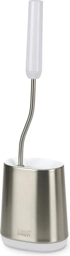 WC kefa z nehrdzavejúcej ocele v striebornej farbe Flex – Joseph Joseph