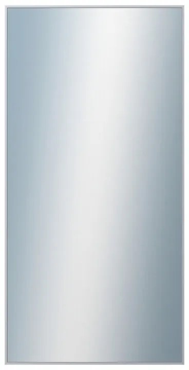 DANTIK - Zrkadlo v rámu, rozmer s rámom 50x100 cm z lišty Hliník strieborná (7001004)
