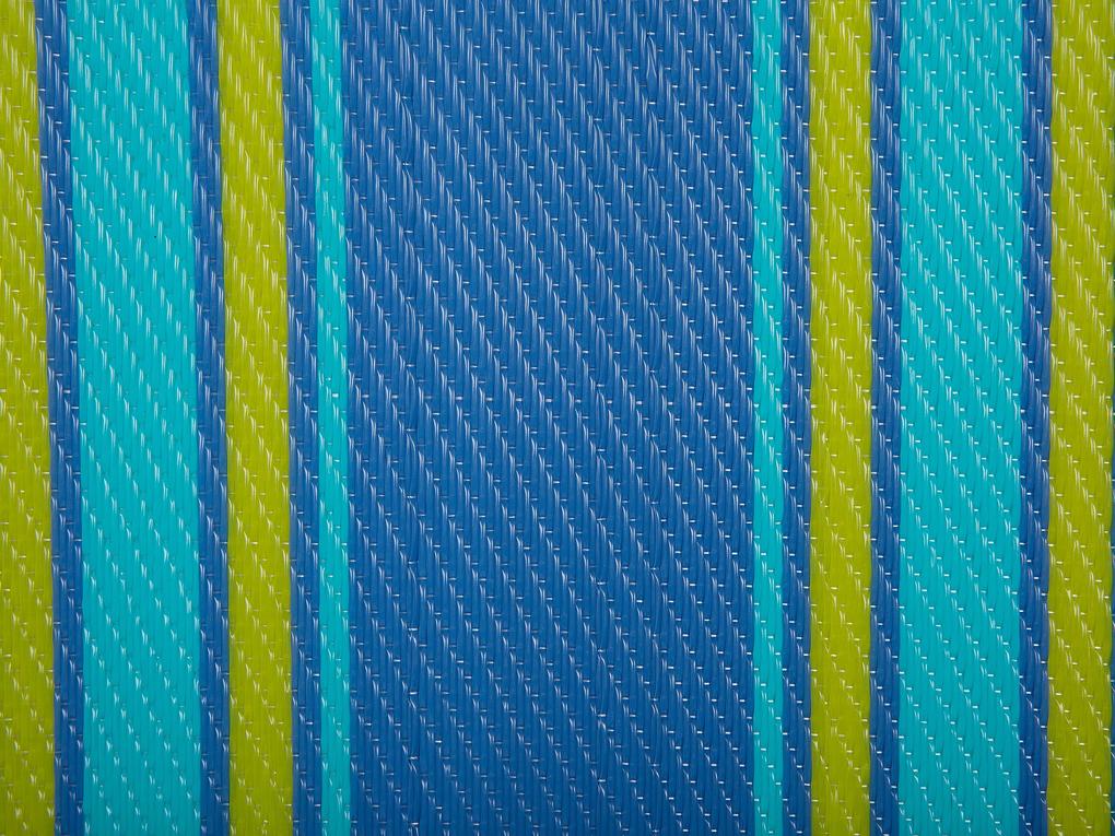 Vonkajší koberec 120 x 180 cm modrý ALWAR Beliani