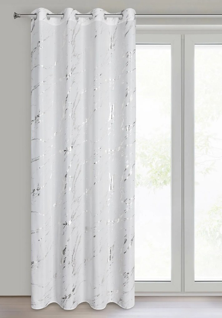 ZÁVES NA KRÚŽKOCH LANI 140X250 CM VZOROVANÁ