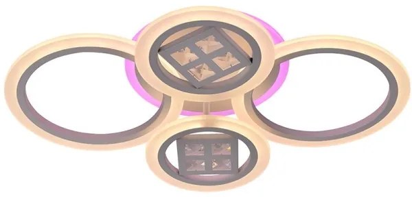 LED RGB Stmievateľný prisadený luster LED/50W/230V 3000-6500K + DO