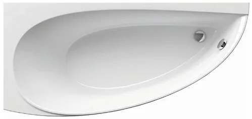 Ravak Avocado asymetrická vaňa 160x75 cm akrylát ľavá cq01000000 AV1600L