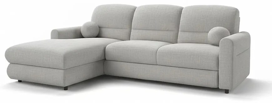 Rohová sedacia súprava Fiord L Rebel 5 béžovosivý