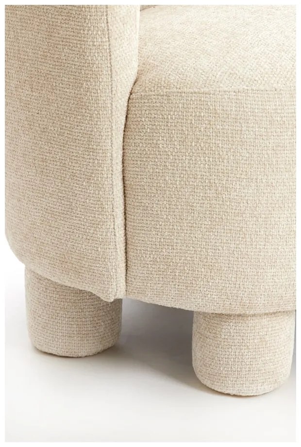 Krémové kreslo Kamova – Light &amp; Living