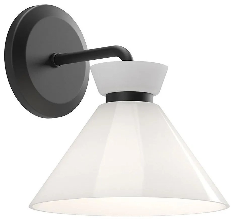 Alora Mood ALM-HALSTON-1WB-BK - Nástenné svietidlo HALSTON 1xE14/40W/230V čierna