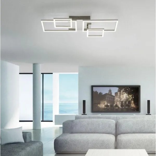 Leuchten Direkt 14030-55 - LED Prisadený luster IVEN 2xLED/12W/230V + 2xLED/5,5W