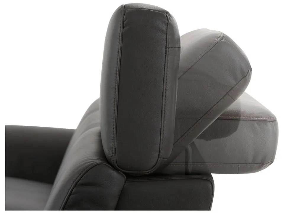 Tmavohnedá rohová pohovka z imitácie kože (ľavý roh) Capena – Støraa