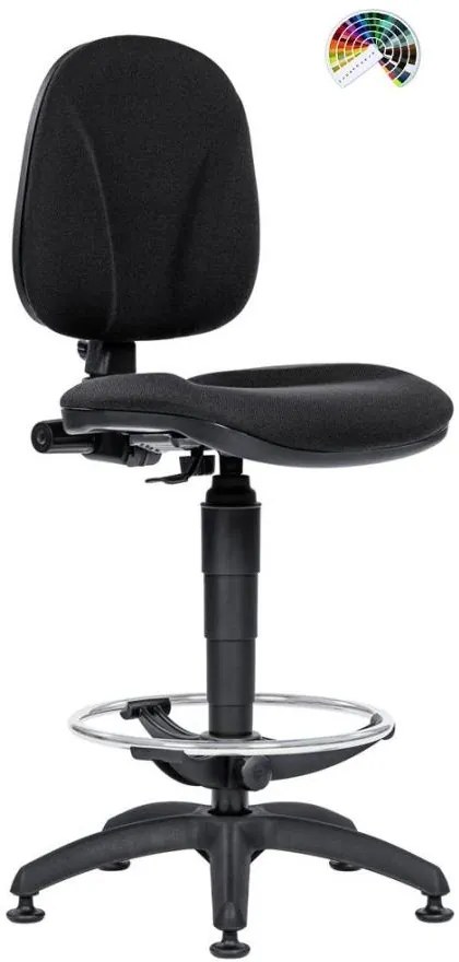 ANTARES Pracovná stolička 1040 ERGO LABOR čalúnenie BLOOM koženka