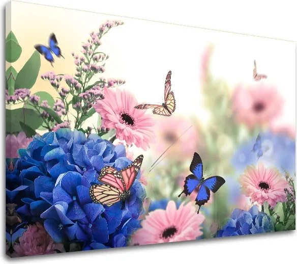 Obraz na stenu RUŽOVÉ KVETY_153-11