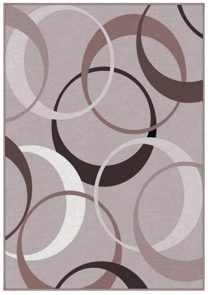 GDmats koberce Dizajnový kusový koberec Cirkles od Jindřicha Lípy - 160x230 cm
