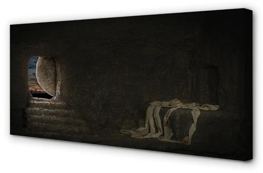 Obraz na plátne jaskyne kríža 120x60 cm