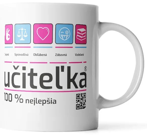 Sablio Hrnček Učiteľka - 200 ml - espresso