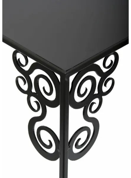 Stojan na kvety 60x24 cm čierna