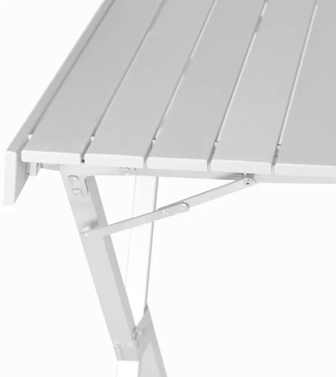 Garthen skladací kempingový stôl s taškou pre 4-5 osôb 108 x 71 x 72 cm hliník sivý D104136