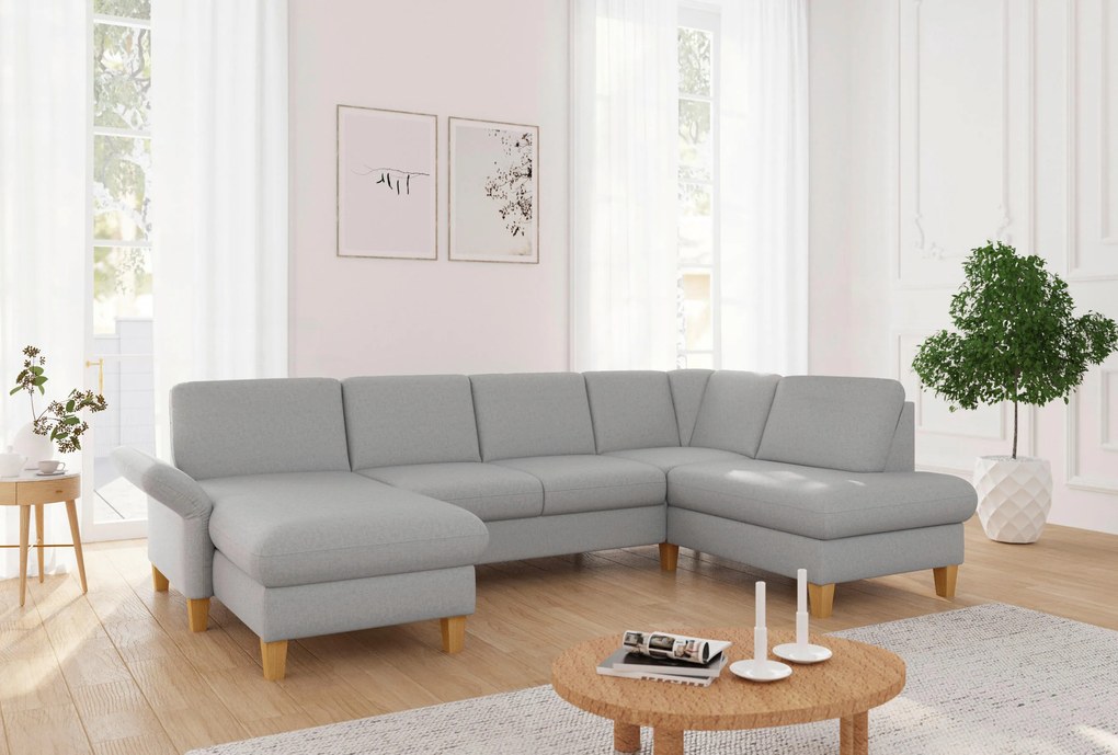 XXXLutz SEDACIA SÚPRAVA, textil, svetlosivá Sit & More - Sedačky - 00014401612N