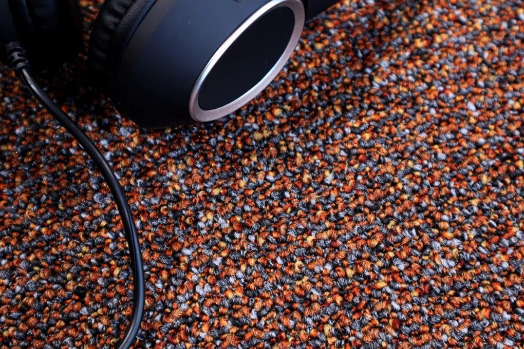 AKCIA: 50x200 cm Kusový koberec Bohemia terakota - obšitý zo všetkých strán, šíře, oranžová, filc, kancelária, AladinWorld Expres