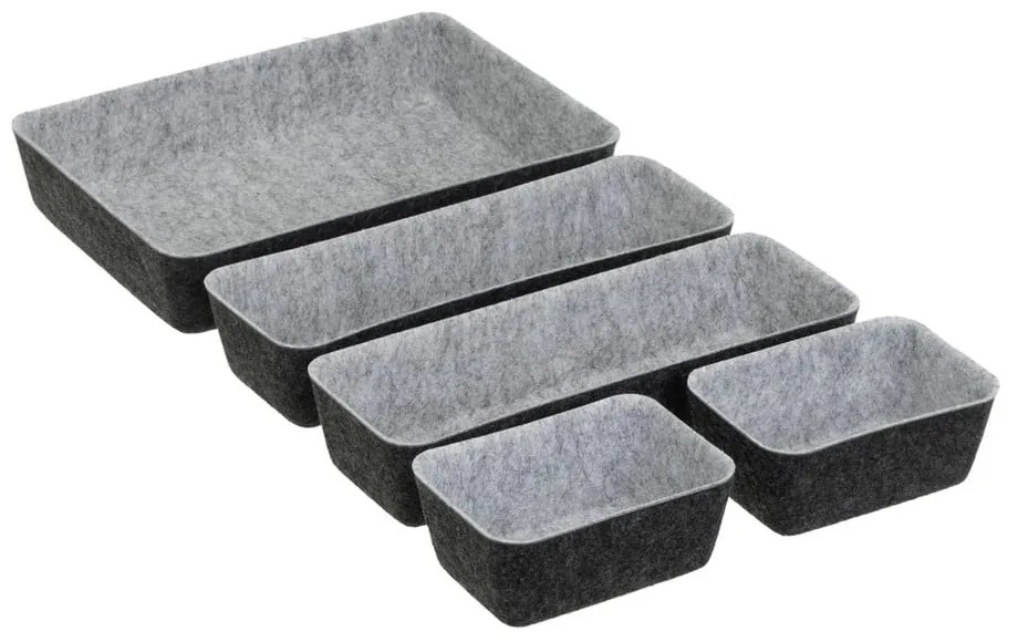 Látkové organizéry do zásuvky v súprave 5 ks – Casa Selección