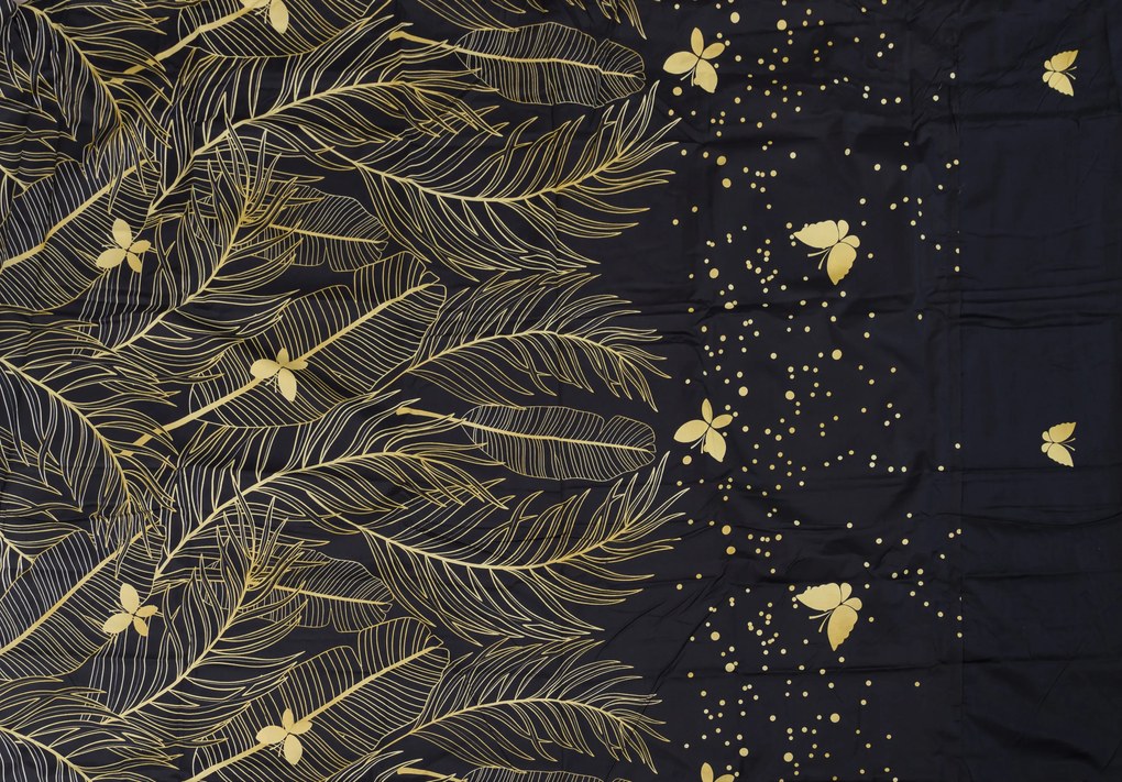 Obliečky z mikrovlákna VISATA čierne Rozmer obliečky: 70 x 80 cm | 140 x 200 cm