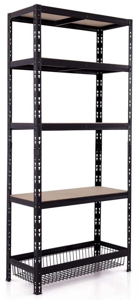 Regál RNDU, 180 × 90 × 40 cm, nosnosť police: 175 kg
