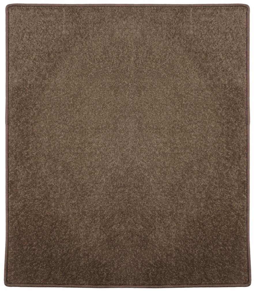 Vopi koberce Kusový koberec Eton hnedý 97 štvorec - 250x250 cm
