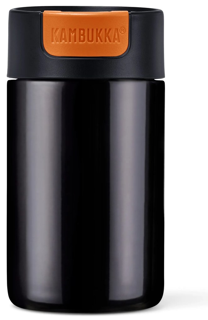 Kambukka cestovný hrnček na kávu To Go, čierna chrómová
