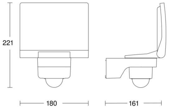 STEINEL 068066 - LED Reflektor so senzorom XLED PRO LED/20W/230V IP44 3000K