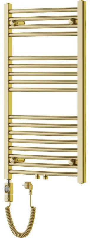 Mexen Ares, elektrické vykurovacie teleso 900 x 500 mm, 300 W, zlatá lesklá, W102-0900-500-2300-50