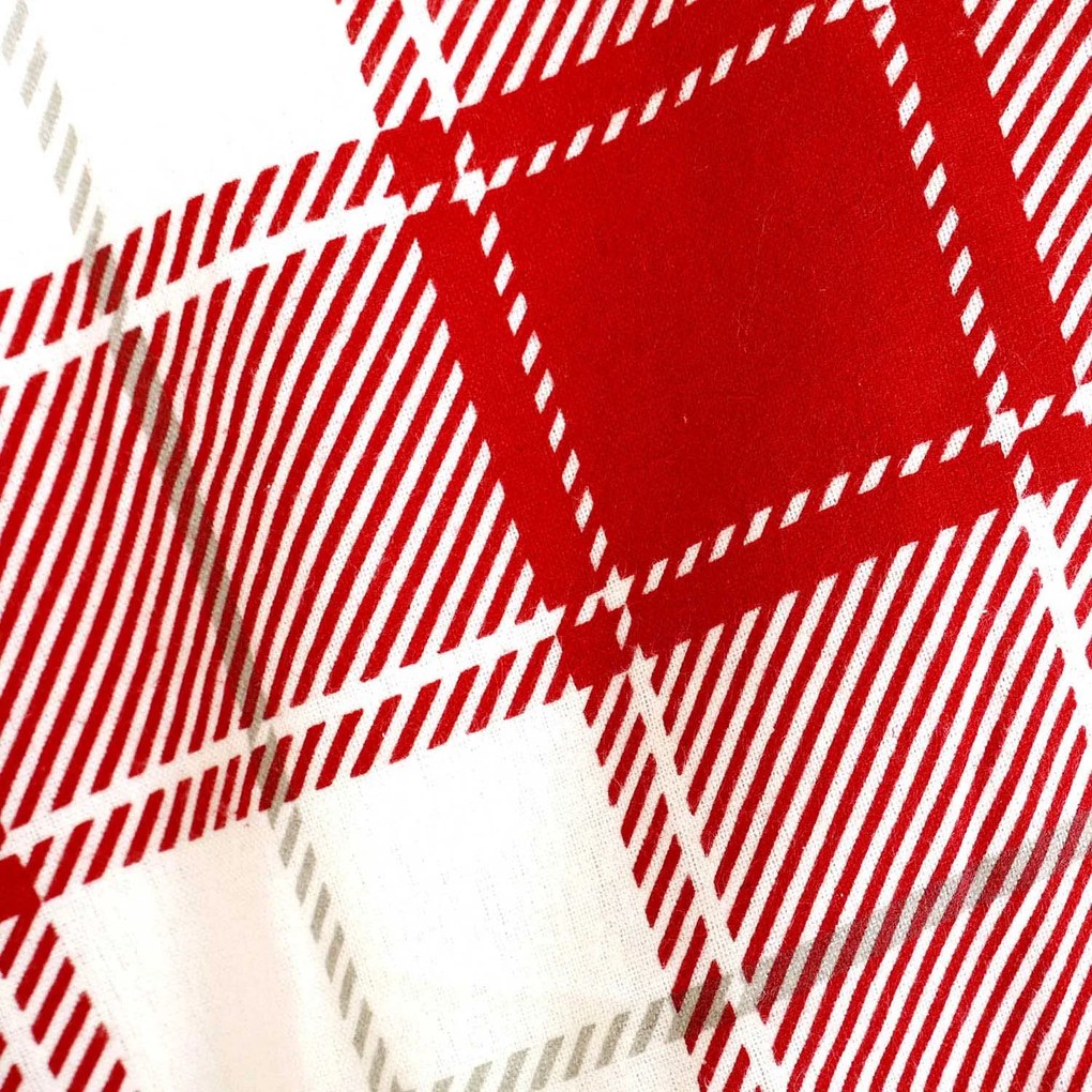 VIANOČNÉ FLANELOVÉ OBLIEČKY FLANELOVE 180X200 CM, 2 KS 70X80 CM VZOROVANÉ