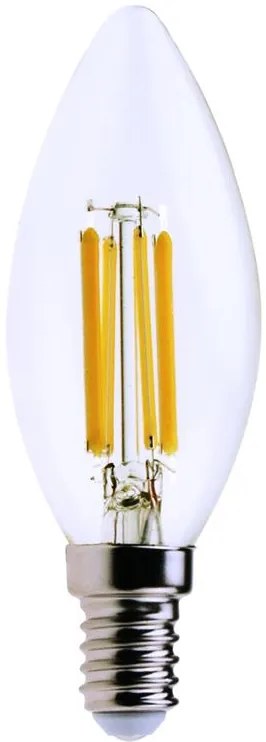 LED žiarovka Vintage E14, 6W, 850 lm, Denná biela 4000K