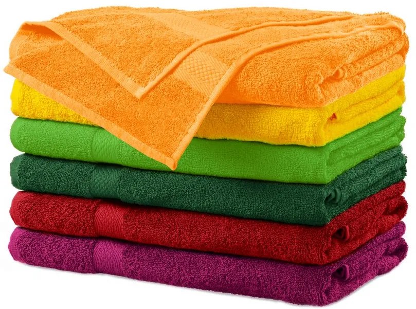 MALFINI Osuška Terry Bath Towel - Červená | 70 x 140 cm