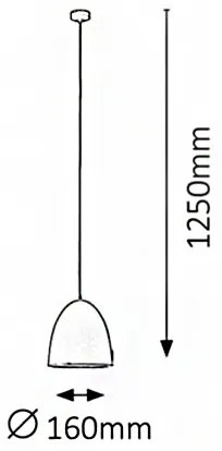 Rabalux 2589 - Luster OLIVIA 1xE27/60W/230V