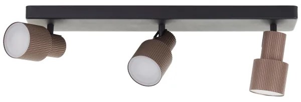 Brilliant - LED Bodové svietidlo CADIZ 3xGU10/5W/230V bronzová