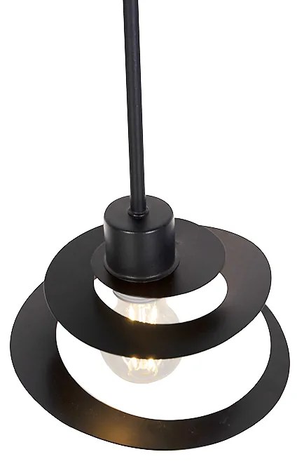 Dizajnové závesné svietidlo so špirálovým tienidlom 20 cm - Scroll