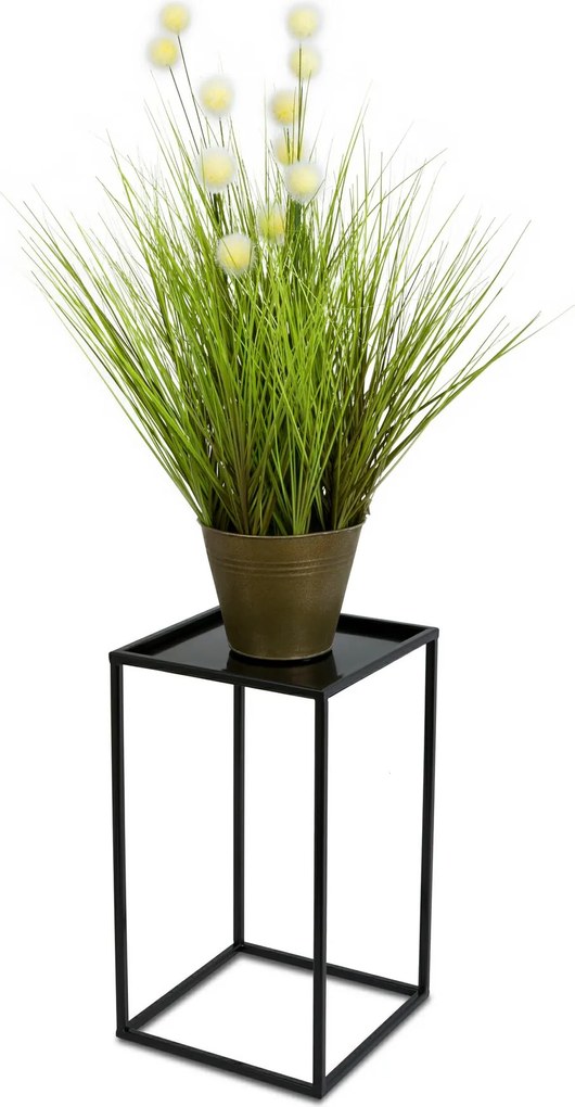 STOJAN NA KVETINÁČ SIMPLE 40X24X24 CM ČIERNA