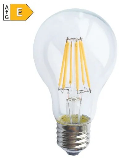 Diolamp LED Filament žiarovka číra A60 10W/230V/E27/2700K/1220Lm/360°