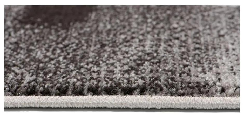 Kusový koberec Veľká mreža krémovo hnedý 133x190cm