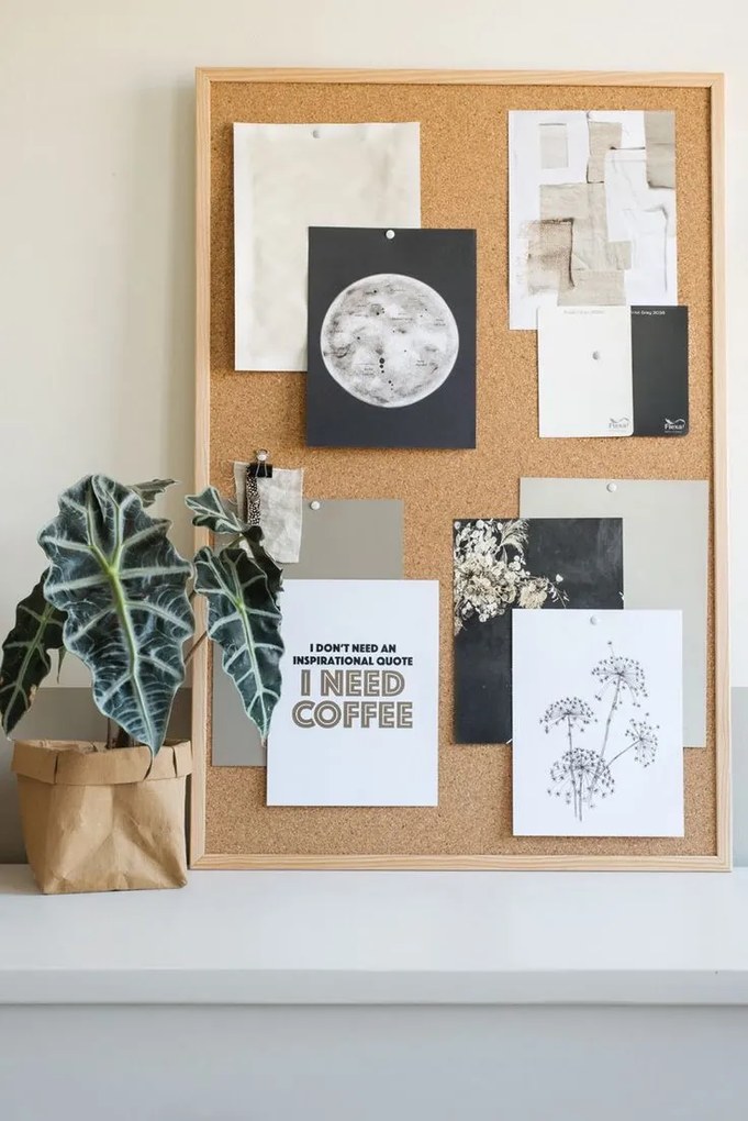 Toptabule.sk  Korková tabuľa v drevenom ráme + 9 farieb rámu 180x100 cm