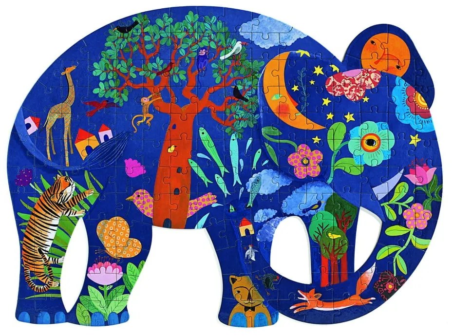 Detské puzzle so 150 dielikmi Djeco Elephant