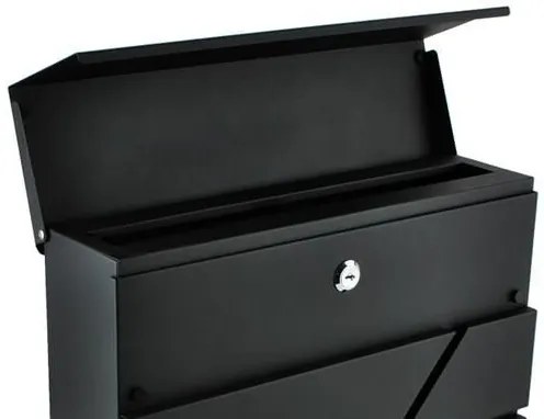 MALATEC Poštová schránka S6238 - antracitová