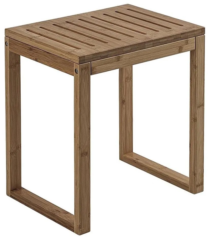 Gedy - Kúpeľňová stolička HIMALAYA 39,5x44,3 cm bambus