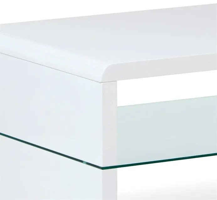 Autronic BONTEC Konferenčný stolík 110x60cm, mdf, biela, AHG-402 WT Farba: Biela