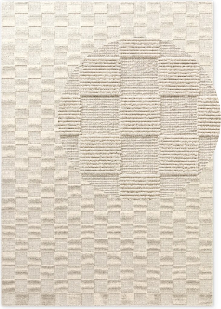 Kusový koberec Villeroy & Boch Scala 106265 White, 200x300, biela, obývacia izba, Villeroy & Boch