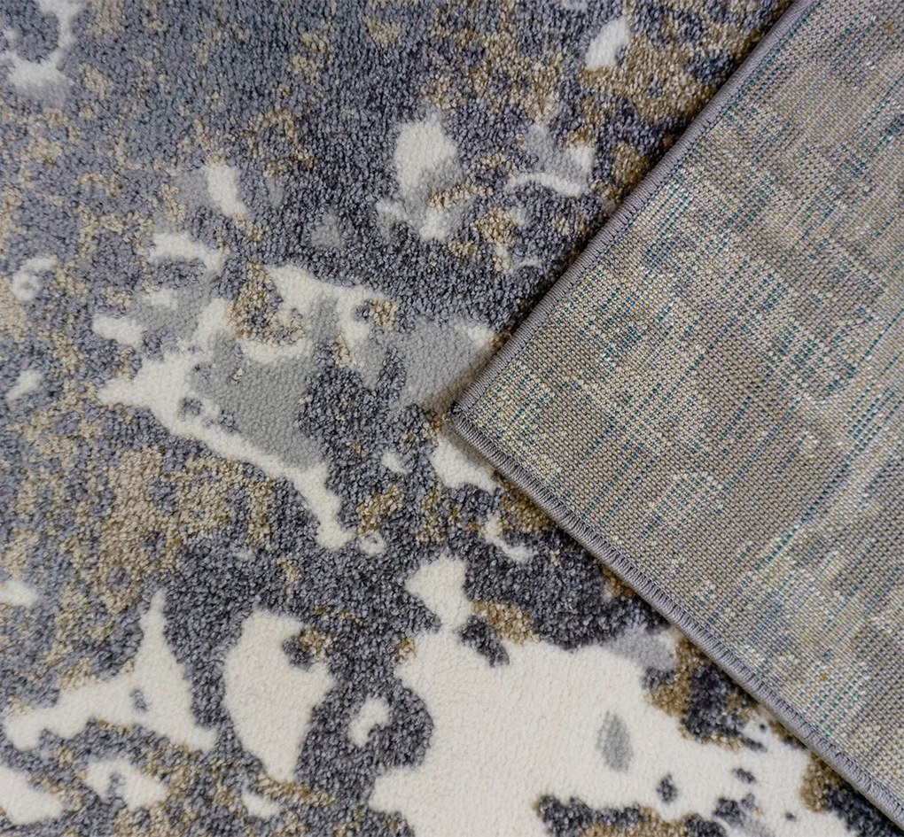 Koberec Siesta 1150 sivý obdĺžnikový s abstraktným vzorom Rozmer: 200x290 cm