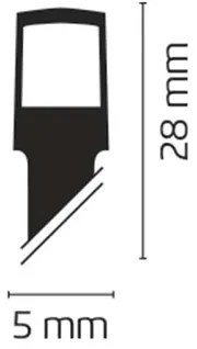 LED Vonkajšia vianočná reťaz CHAIN 180xLED/8 funkcií 8m IP44 studená biela