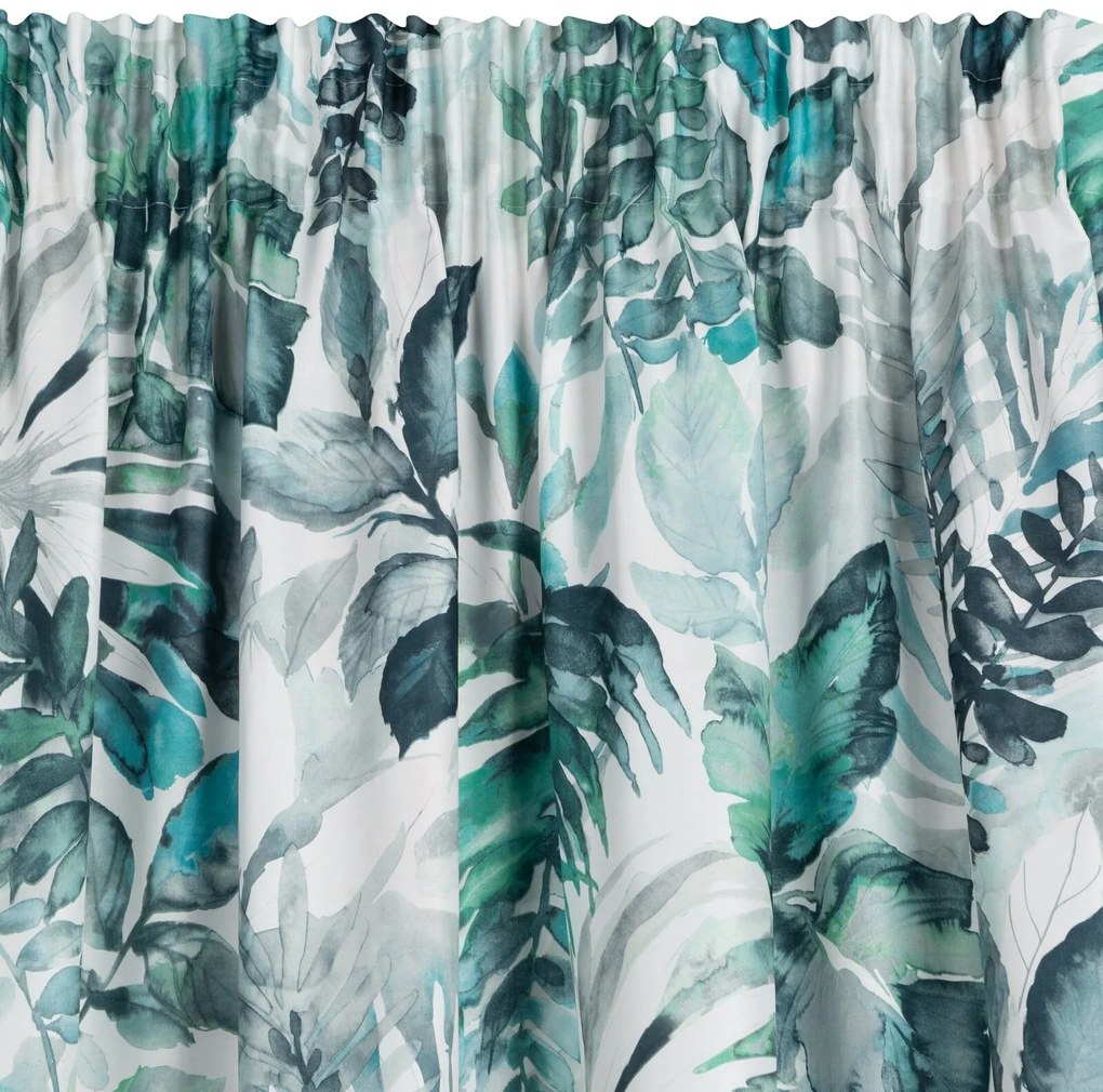 ZÁVES NA PÁSKE ADELINE 140X270 CM LISTY