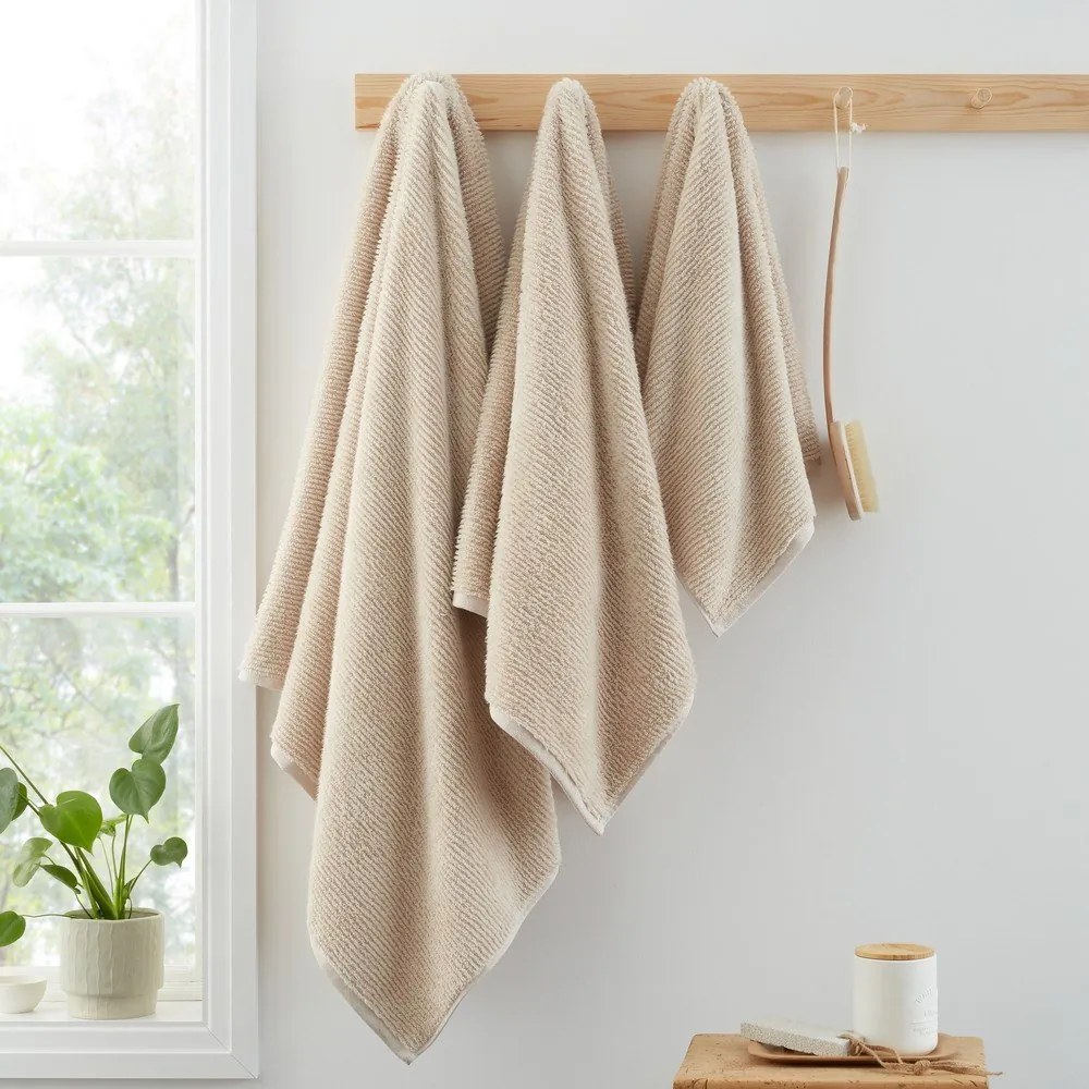 Béžová bavlnená osuška 100x150 cm Soft Zero Twist Spa Towel – Bianca