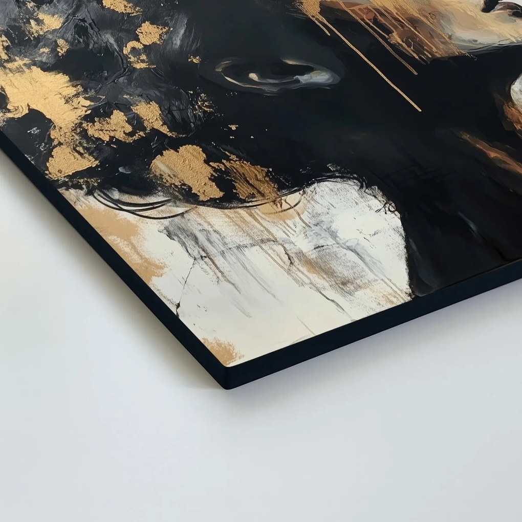 DUBLEZ | Zlatý obraz ženy z dreva