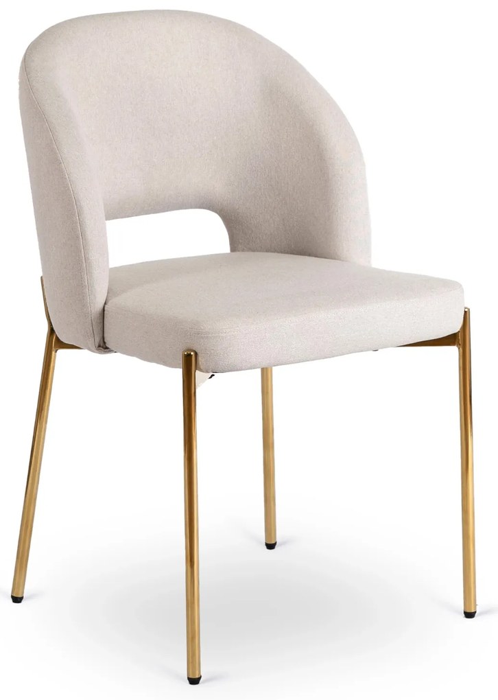 PROXIMA.store - Čalúnená glamour stolička BROS FARBA: čierna