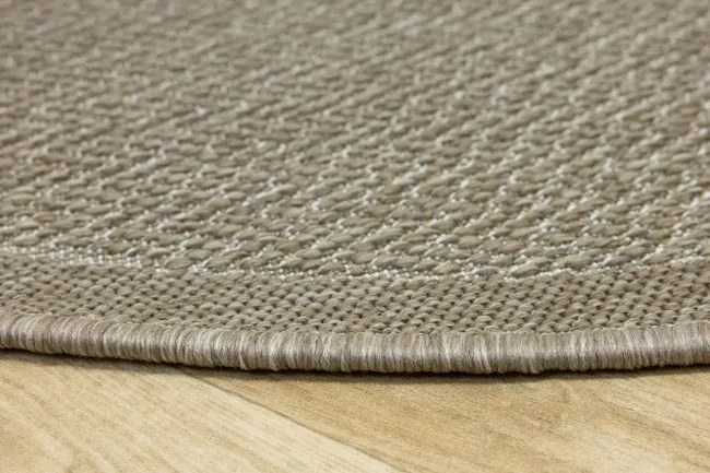 Obojstranný koberec BRUSSELS 205803/10610 béžový / krémový kruh